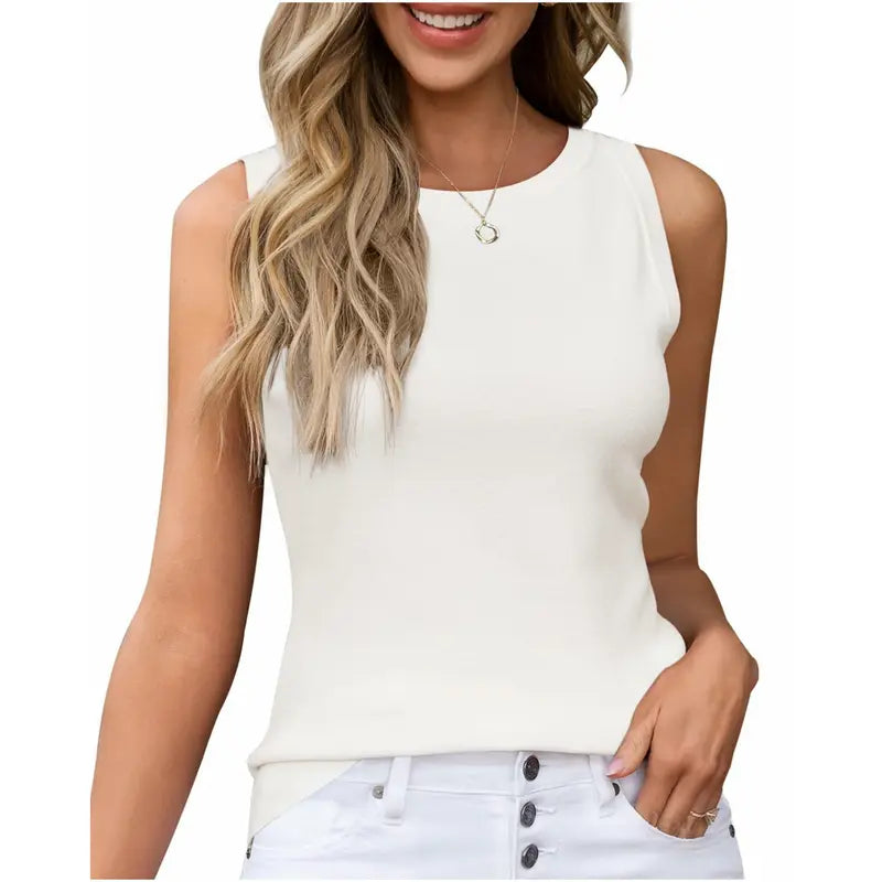 Everyday Knit Crew Tank Top