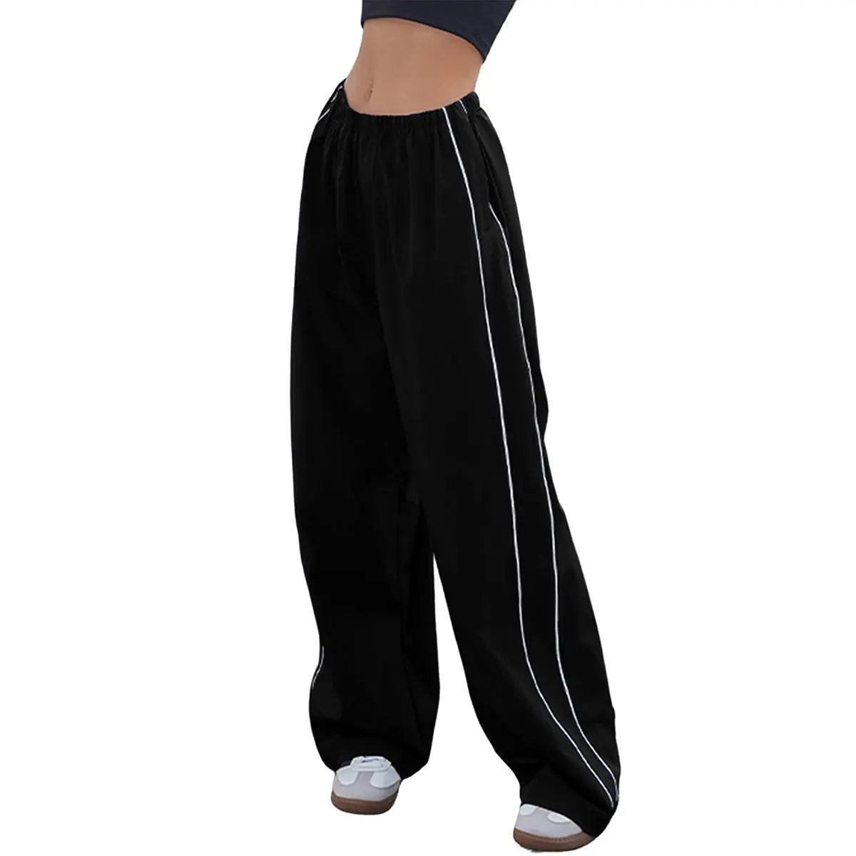 Everyday Parachute Wideleg Track Pants