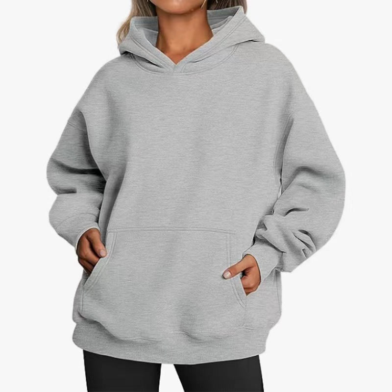 Womens Oversized HoodiesFleece Sweatshirts Long Sleeve SweatersPullover Fall Clothes with Pocket Fallreshness
