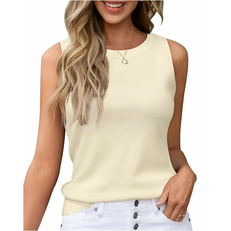 Everyday Knit Crew Tank Top
