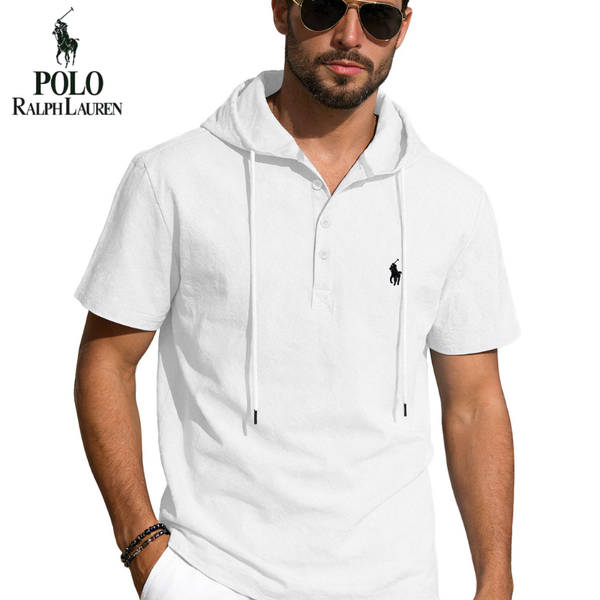 Everyday Comfort Hooded Polo Shirt