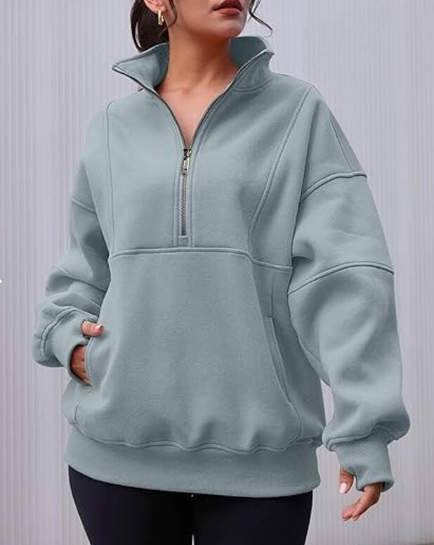 CozyZip Lapel Everyday Pullover Comfort