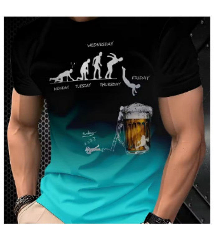 Vintage Beer Evolution Graphic Tee