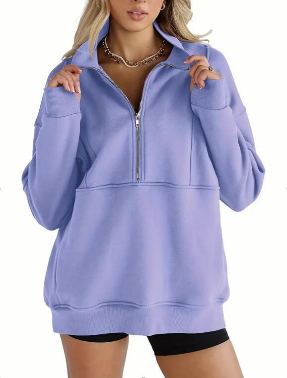CozyZip Lapel Everyday Pullover Comfort